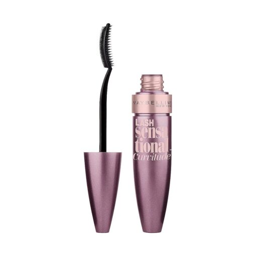 Maybelline New York Lash Sensational Curvitude Washable Mascara, Brownish Black, 0.33 fl, oz .