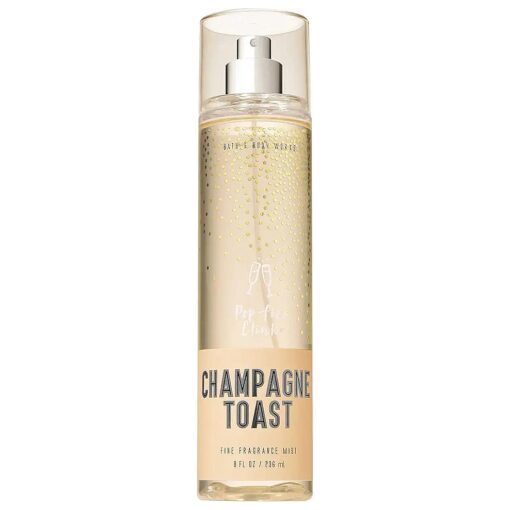 Bath and Body Works CHAMPAGNE TOAST Fine Fragrance Mist 8 Fluid Ounce ( 2018 Limited Edition ) Packaging may vary