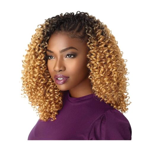 MULTI PACK DEALS ! Sensationnel Synthetic Hair Crochet Braids Lulutress 2X Curly 3B ( 3-PACK, 99J )