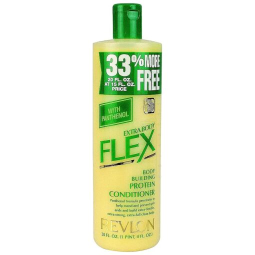 Revlon Flex Extra Body Conditioner with Panthenol 592 ml / 20 Oz for Extra Bounce - Worldwide Shipping