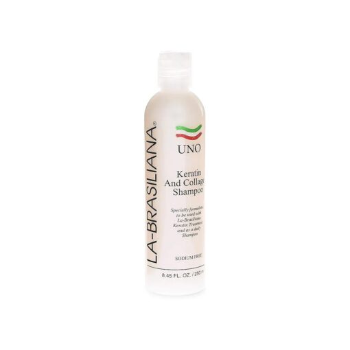 La-Brasiliana Uno Keratin and Collagen Shampoo, 8.45 fl.oz .