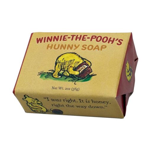 The Unemployed Philosophers Guild Winnie-the-Pooh 's Hunny Soap - Made in the USA, 2oz ( 56g ) Travel Size Pooh Bear Themed Guest Bar