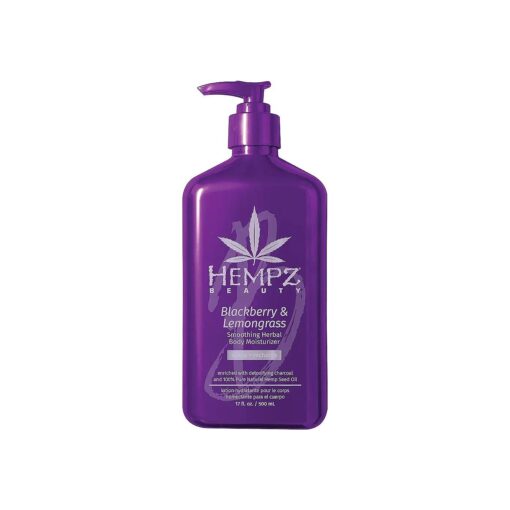 HEMPZ Body Lotion - Blackberry & Lemongrass Daily Moisturizing Cream, Shea Butter Hand and Body Moisturizer - Hemp Lotion - Skin Care Products, Hemp Seed Oil - 17 oz .