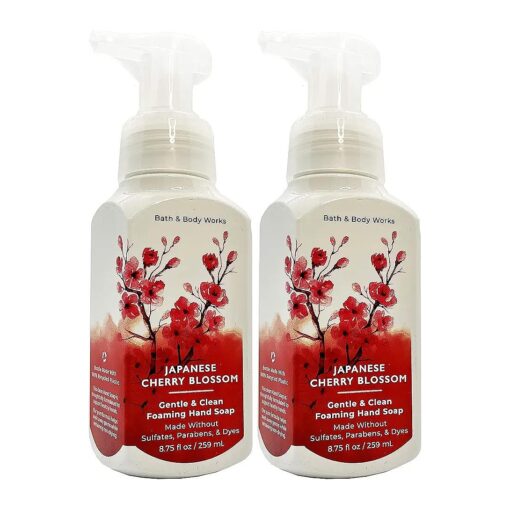 Bath & Body Works, Gentle Foaming Hand Soap, Japanese Cherry Blossom ( 2-Pack )