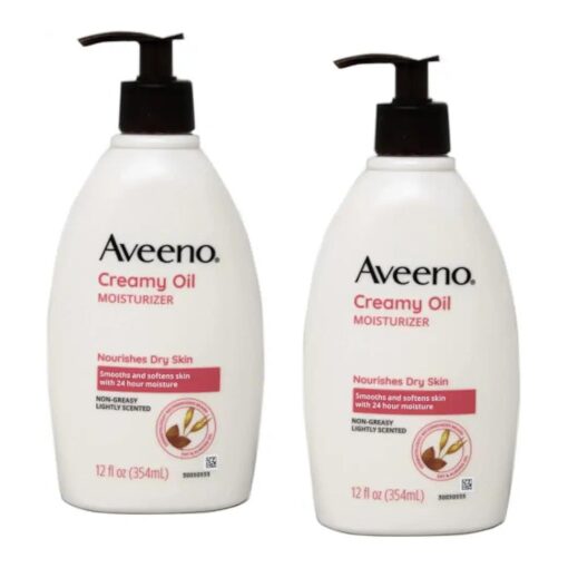 Aveeno Creamy Moisturizing Oil - 12 oz - 2 pk