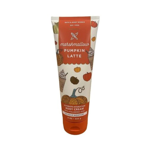 Bath & Body Works, Signature Collection Ultra Shea Body Cream 8 Ounce ( Marshmallow Pumpkin Late )