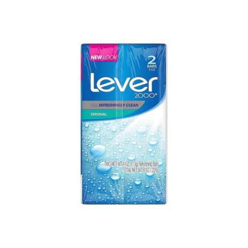 Lever 2000 Original Refreshing Bar Soap, Perfectly Fresh 4 oz, 2 ea ( Pack of 5 )