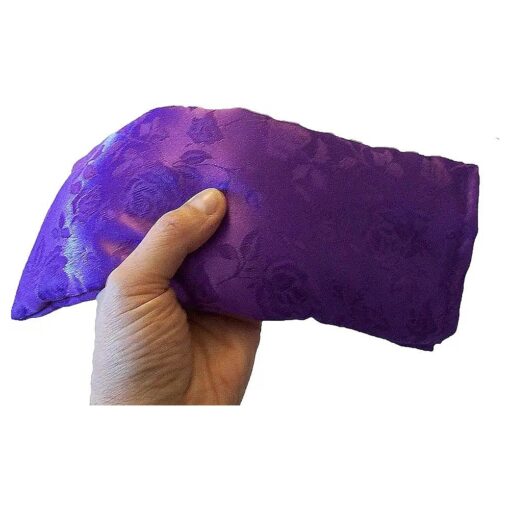 ( Take Two Pillows ) One Long Flax Seed and Lavender Silky Satin Eye Pillow with Matching Slip Cover ( 10 x 4 x 0.8 inches ) Do n't take Pills ! Take Pillows !