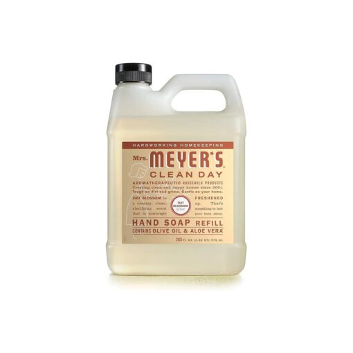 Mrs. Meyer 's Liquid Hand Soap Refill, Oat Blossom, 33 OZ