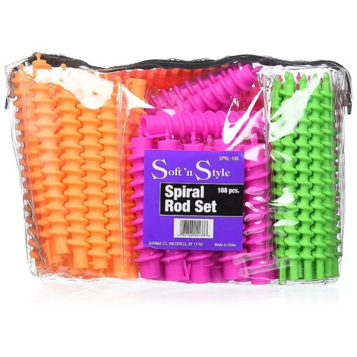 Soft 'n Style 108 Piece Spiral Rod Set