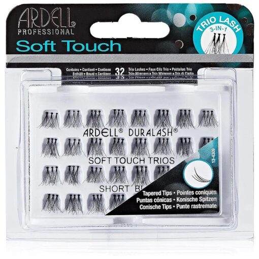 Ardell Soft Touch Trio Individuals Knotted, Short Black