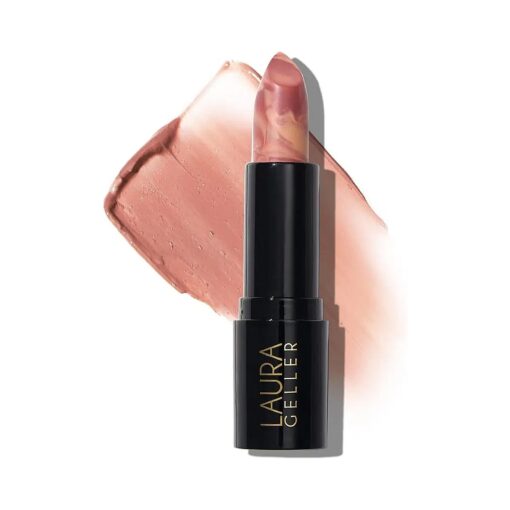 LAURA GELLER NEW YORK Italian Marble Sheer Lipstick - Berry Banana - Hydrating & Lightweight - Vitamin E & Caster Seed Oil - Cream Finish