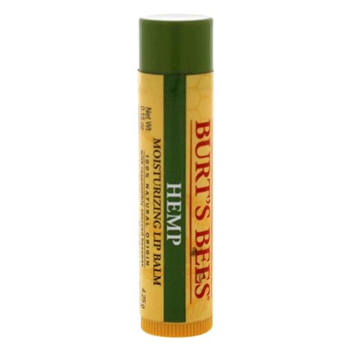 Burts Bees Hemp Moisturizing Lip Balm by Burts Bees for Unisex - 0.15 oz Lip Balm