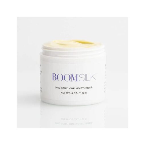 BOOM ! by Cindy Joseph Boomsilk - Rejuvenating Face & Body Moisturizer For Aging Skin - Organic Body Lotion for Women to Soften and Protect Your Skin - 4 Oz