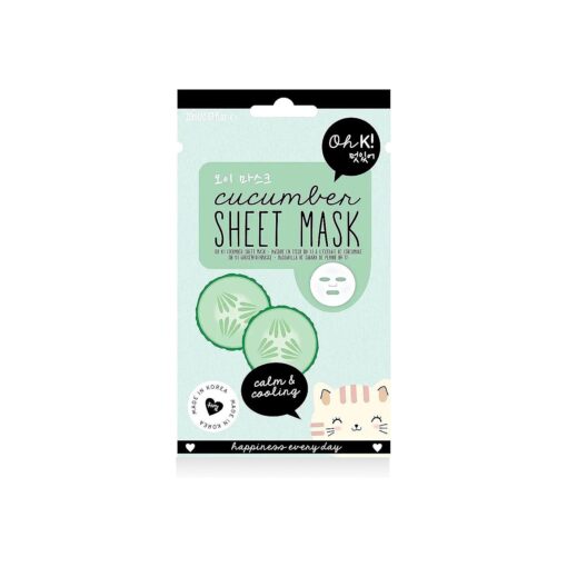 Oh K ! Facial Sheet Mask, Cucumber