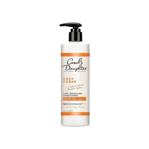 Carol 's Daughter Coco Creme Curl Quenching Conditioner for Very Dry Hair, with Coconut Oil, Paraben Free Hair Conditioner for Curly Hair, 12 oz