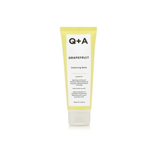 Q+A Grapefruit Cleansing Balm, Makeup Remover 125ml / 4.4fl Oz