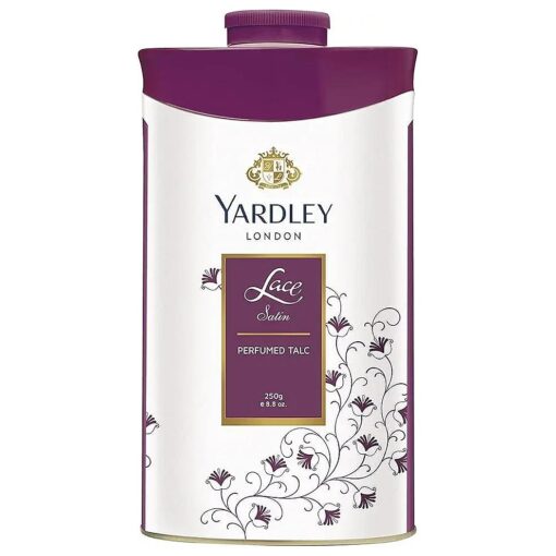 Yardley London Lace Satin Talc - 8.81 Ounce