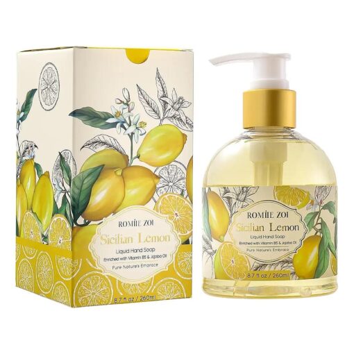 Liquid Hand Soap with Gift Box - Lemon - 260ml/ 8.7 fl.oz