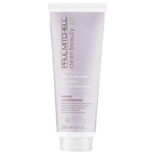 Paul Mitchell Clean Beauty Repair Conditioner, Strengthens, Balances Moisture, For Damaged, Brittle Hair, 8.5 fl, oz .