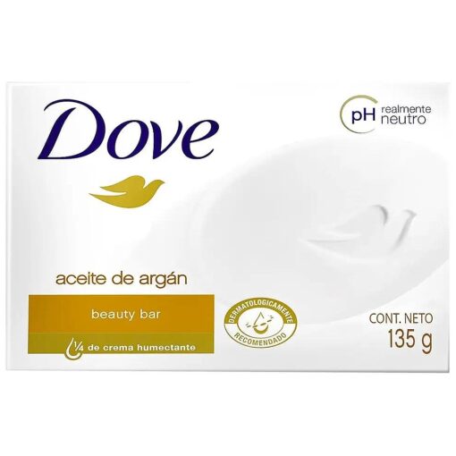 Dove Argan Oil Beauty Bar Soap, 4.75 Oz / 135 Gr ( Pack of 12 Bars )