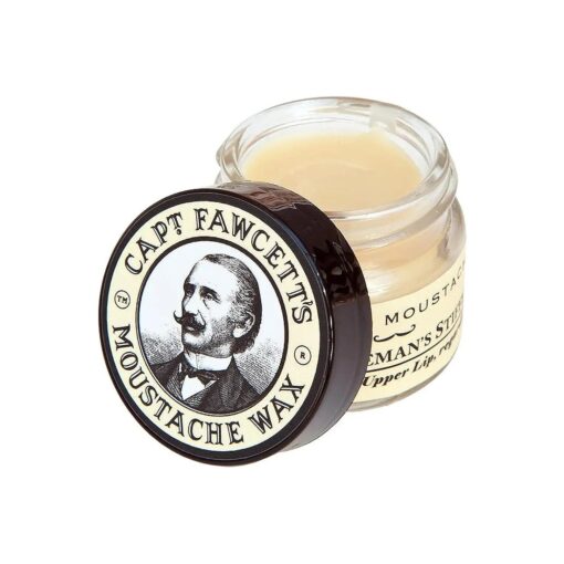 Captain Fawcett 's Moustache Wax - Sandalwood ( 0.5 fl oz /15ml )