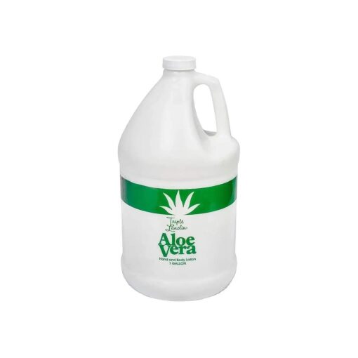 Triple Lanolin Aloe Vera Soothing Lotion - 128 Fl Oz, All Skin Types, Moisturizing & Hydrating