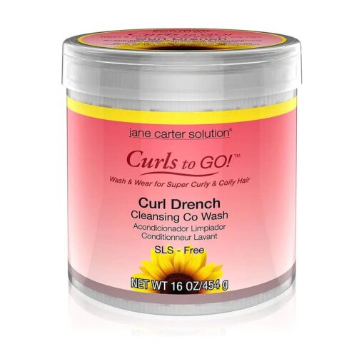 Jane Carter Solution Curl Drench Cleansing Co-Wash ( 16oz ) - Hydrating, Nourishing, Reduce Frizz