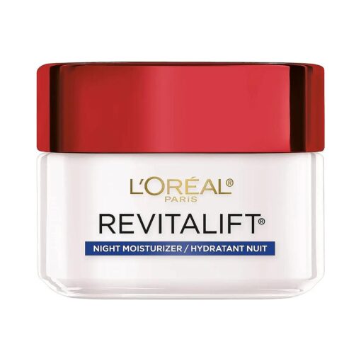 L'Oreal Paris Revitalift Anti-Wrinkle and Firming Face Night Cream, Pro Retinol 1.7 oz