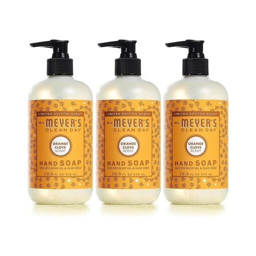 MRS. MEYER 'S CLEAN DAY, Liquid, Orange Clove, 12.5 Ounce ( 12.5 Ounce ( Pack of 3 ) )