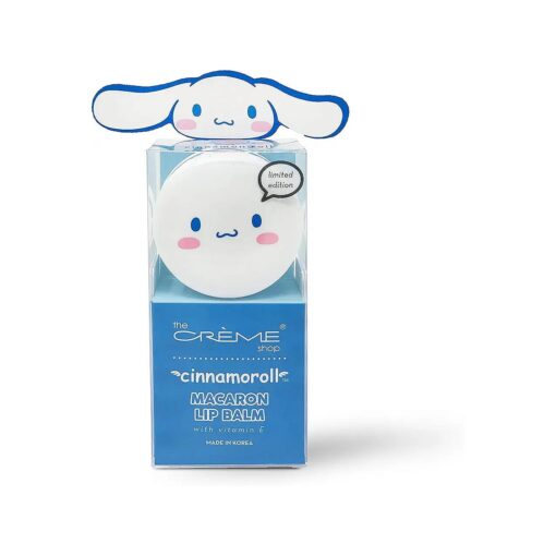 The Creme Shop x Sanrio Hello Kitty Macaron Lip Balm ( Cinnamoroll ) Korean Cute Scented Pocket Portable Soothing Advanced Must-Have on-The-go