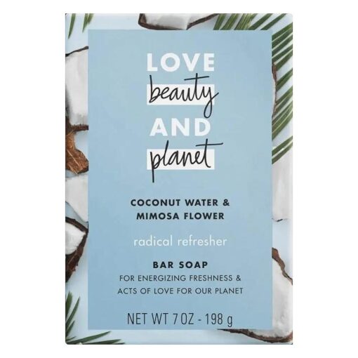 Love Beauty And Planet Coconut Water & Mimosa Flower Bar Soap, 7 Oz