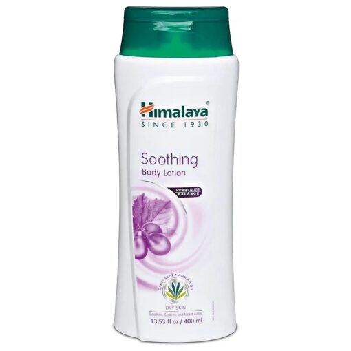 Soothing Body Lotion for Dry Skin, with Grape Seed and Almond Oil, Soothes and Moisturizes 13.53 oz ( 400 ml )