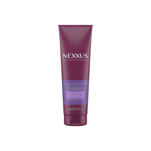 Nexxus Hair Color Blonde Assure Purple Conditioner, For Blonde and Bleached Hair, Keratin Conditioner, Color Conditioner 8.5 oz