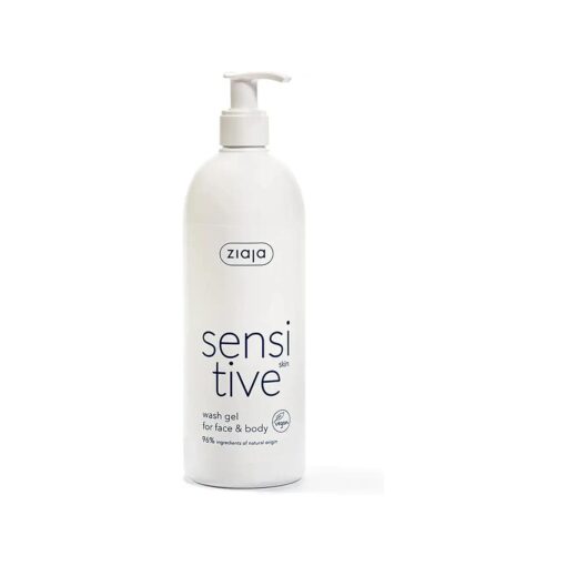 Ziaja Sensitive Skin - Creamy Wash Gel for Face and Body