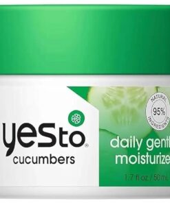 Yes To Cucumbers Sooth And Calming Daily Gentle Moisturizer For Sensitive Skin With Aloe And Sweet Almond Oil, 1.7 Fl Oz