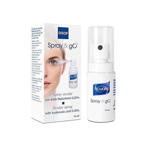 Dry Eye Spray with 0.30 % Hyaluronic Acid, Refreshing and Moisturizing Artificial Tears Ocular Spray, 0.34 Fl Oz