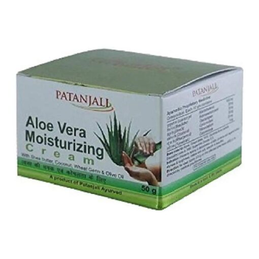 Patanjali Aloevera Moisturizing Cream ( 50g ) ( Pack of 2 )