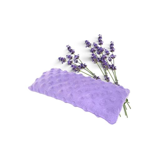 Lookix Lavender Eye Pillow- a Natural Soothing Hot & Cold Aromatherapy Eye Mask for Yoga, Meditation, Relaxation ( Lavender )