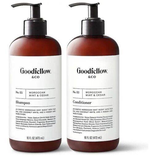 Goodfellow & Co - No, 03 Moroccan Mint & Cedar Shampoo & Conditioner 16 fl oz ea - Set of 2