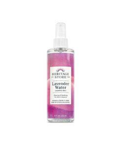 Lavender Water Mist, Face and Body Spray, Pillow Spray, Room Spray, Calms and Balances Skin and Spaces, Soothing Lavender Scent, Made without Parabens, Vegan, Cruelty Free, 8oz