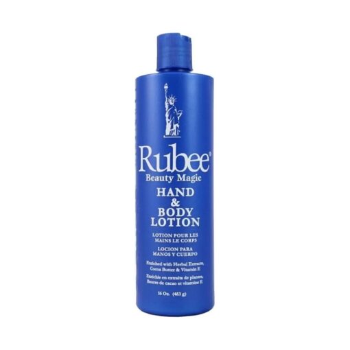 Rubee Hand & Body Lotion 16 oz .