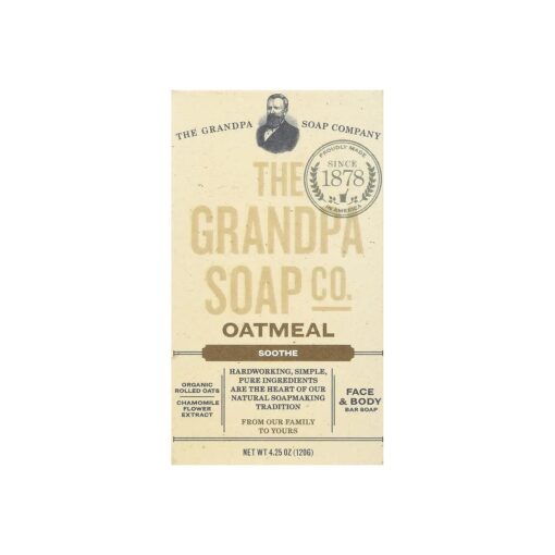 Grandpa 's Soap Bar Oatmeal, Soothe, 4.25 Oz