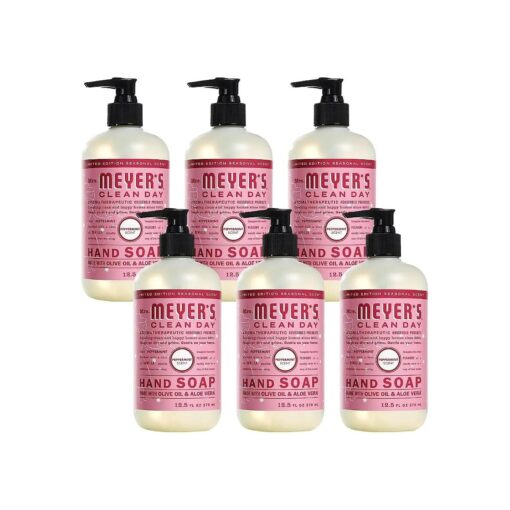 Mrs. Meyer 's Liquid Hand Soap Peppermint, 12.5 Fl Oz, ( Pack of 6 )