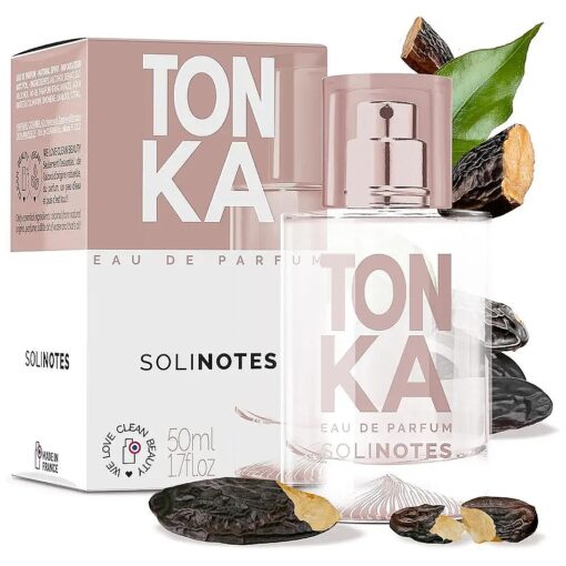 SOLINOTES Tonka Perfume for Women - Eau De Parfum | Delicate Floral and Soothing Scent - Made in France - Vegan - 1.7 fl.oz