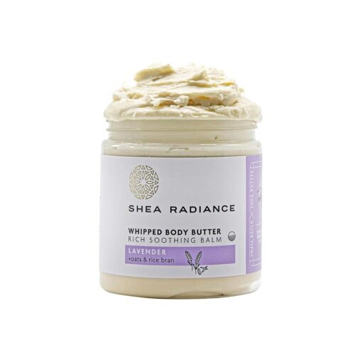 Shea Radiance Whipped Shea Butter w/Colloidal Oatmeal - Blended w/Skin-Soothing Oatmeal & Moisturizing Rice Bran Oil | Lavender Bliss ( 5oz )