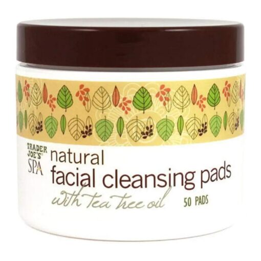 Trader Joe 's Spa Natural Facial Cleansing Pads with Tree Oil