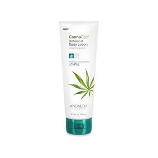 Andalou Naturals CannaCell Body Lotion, Joyful, 8 Ounce