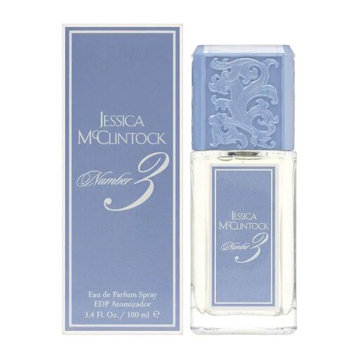 Jessica McClintock No, 3 Eau de Parfum Spray for Women, 3.4 Ounce