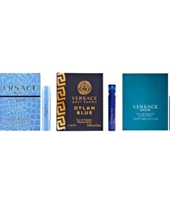 VERSACE for Men Fragrance Sample Trio - Pour Homme, Man Eau Fraiche, & Eros